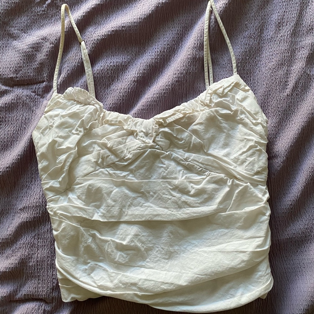 Zara white tank